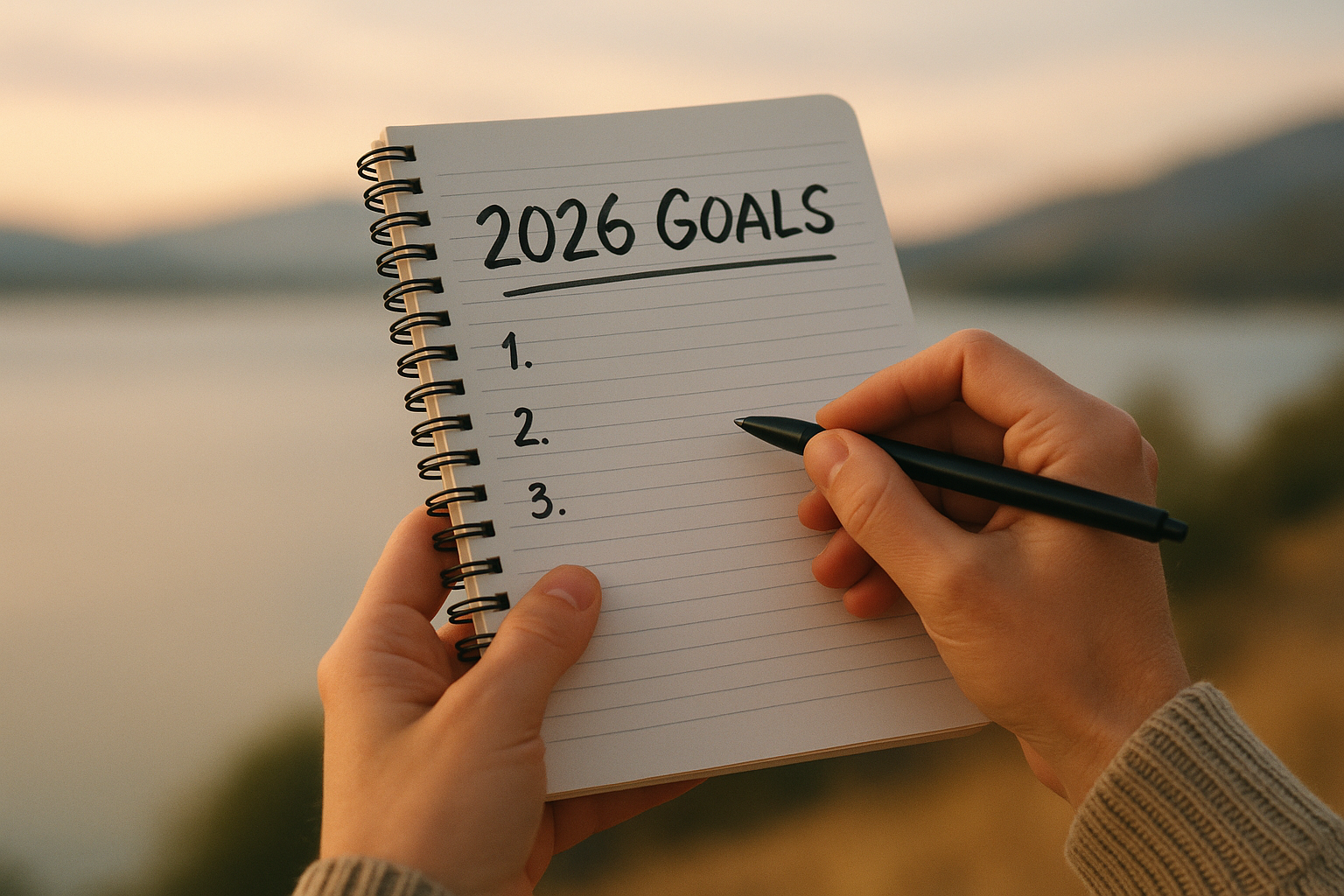 A visual representation of goals for 2016, featuring a checklist of aspirations and targets for the year.